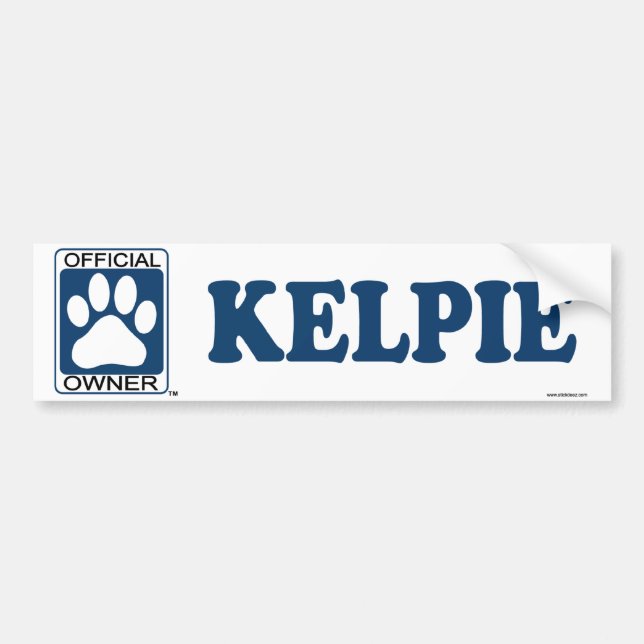 Adesivo Para Carro Preto do Kelpie (Frente)