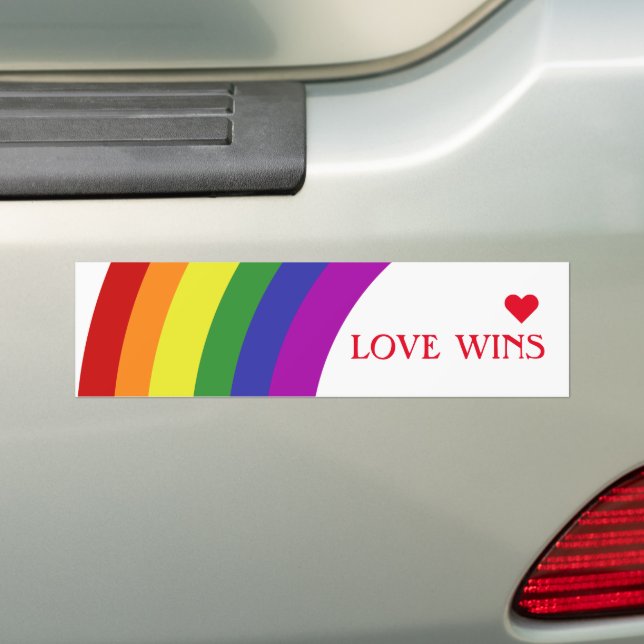 Adesivo Para Carro Pride Flag Rainbow (No carro)