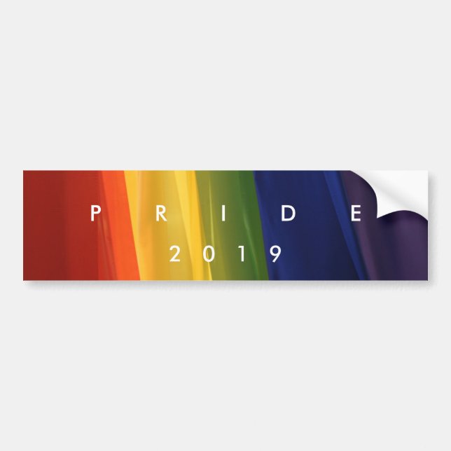 Adesivo Para Carro PRIDE Rainbow (Frente)