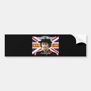 Adesivo Para Carro Primeiro ministro de Margaret Thatcher