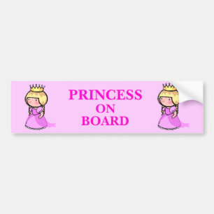 Adesivo Para Carro Princesa a bordo