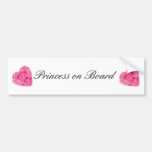 Adesivo Para Carro Princesa bonito a bordo autocolante no vidro