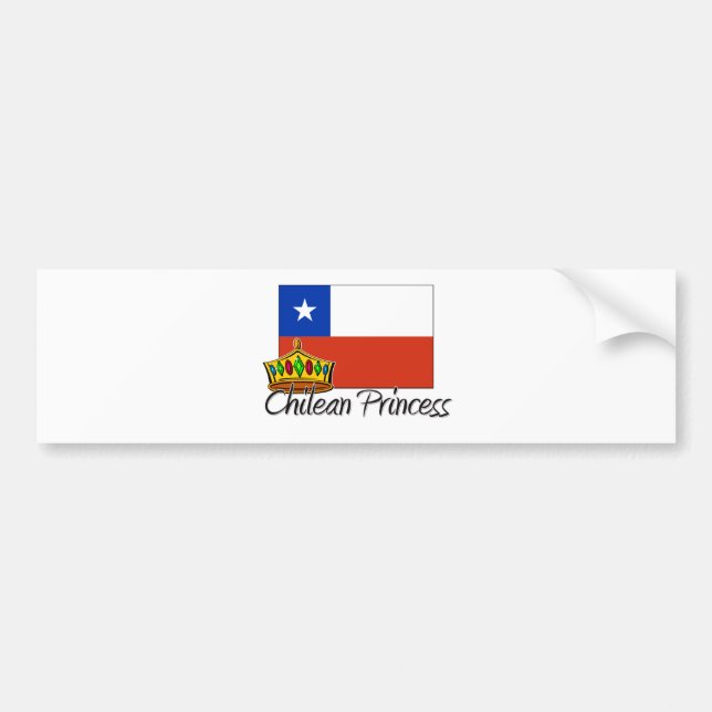 Adesivo Para Carro Princesa chilena (Frente)