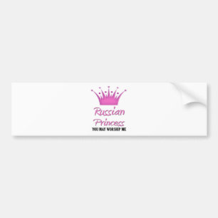 Adesivo Para Carro Princesa do russo