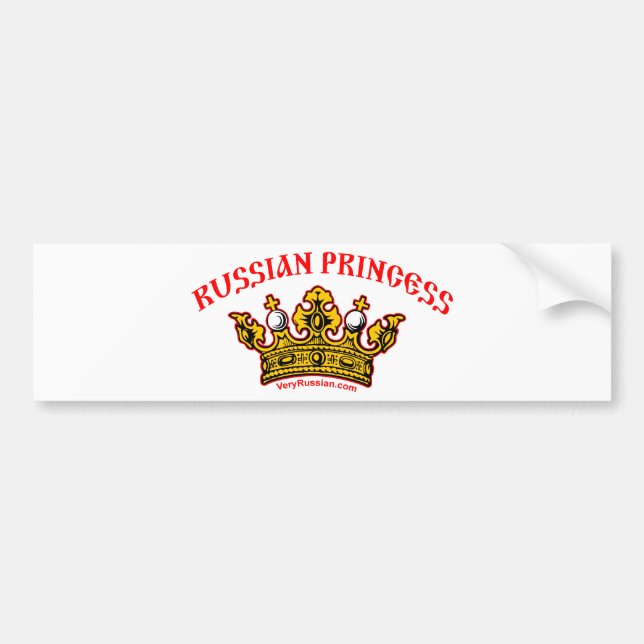 Adesivo Para Carro Princesa do russo (Frente)