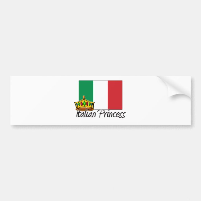 Adesivo Para Carro Princesa italiana (Frente)