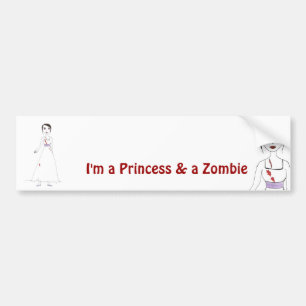 Adesivo Para Carro Princesa o zombi o segundo