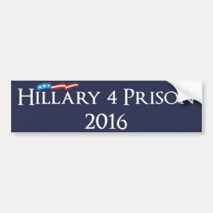 Adesivo Para Carro Prisão 2016 de Hillary Clinton 4