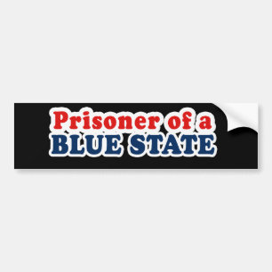 Adesivo Para Carro Prisioneiro de um estado azul