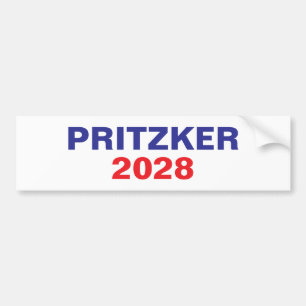 Adesivo Para Carro Pritzker para o Presidente 2028