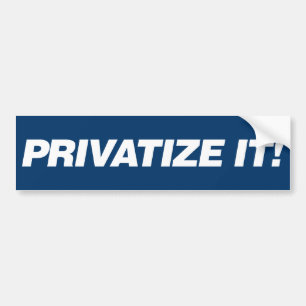 Adesivo Para Carro Privatize-o