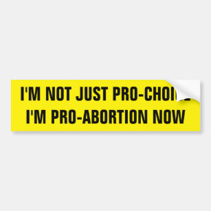 ADESIVO PARA CARRO PRO-ABORTION