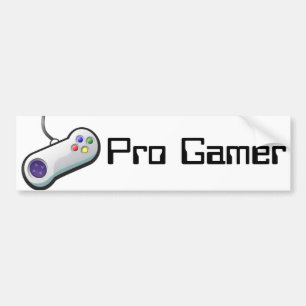 Adesivo Para Carro Pro Gamer, controlador do jogo de vídeo
