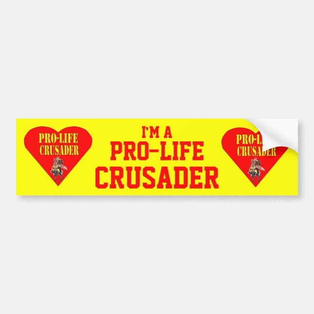 ADESIVO PARA CARRO PRO LIFE CRUSADER (Frente)
