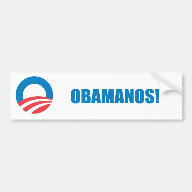 Adesivo Para Carro Pro-Obama - OBAMANOS (2) (Frente)