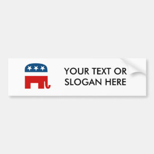 Adesivo Para Carro Pro-Republicano/Democrata
