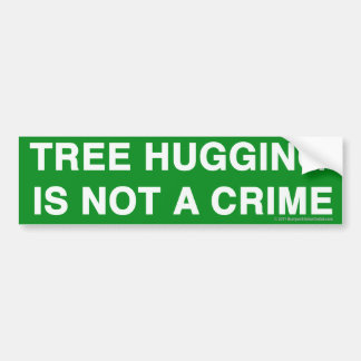 Adesivo Para Carro Pro-Treehugging etiqueta