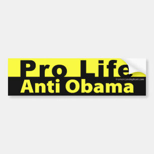 Adesivo Para Carro Pro vida anti Obama
