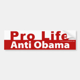 Adesivo Para Carro Pro vida anti Obama