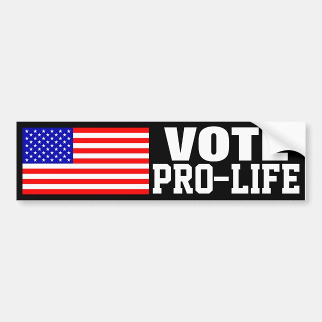 Adesivo Para Carro Pro-Vida do voto (Frente)