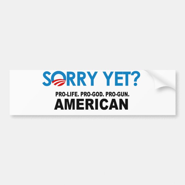 Adesivo Para Carro Pro-vida. Pro-Deus. Americano da Pro-Arma (Frente)