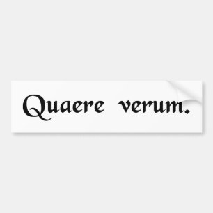 Adesivo Para Carro Procure a verdade