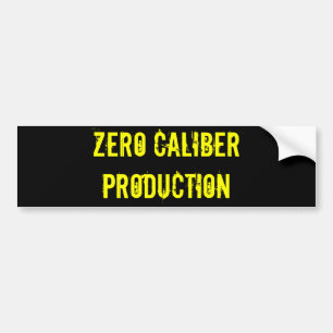 Adesivo Para Carro Produção zero do calibre - personalizada