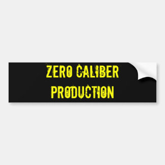 Adesivo Para Carro Produção zero do calibre - personalizada