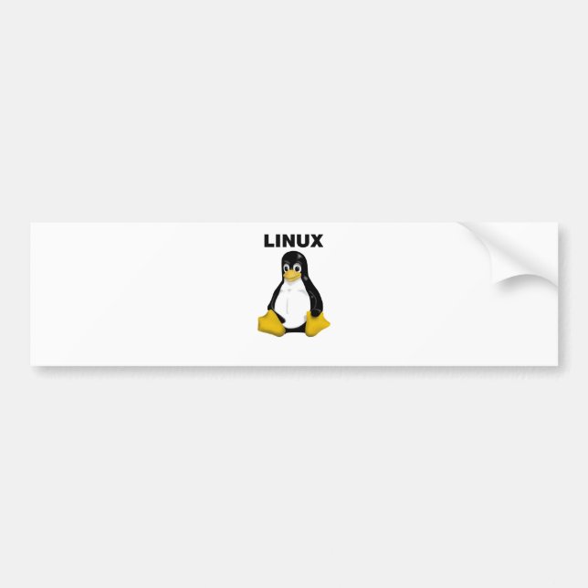 Adesivo Para Carro Produtos & design de Linux! (Frente)