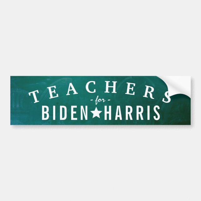 ADESIVO PARA CARRO PROFESSORES DE JOE BIDEN 2020 PRESIDENTE (Frente)
