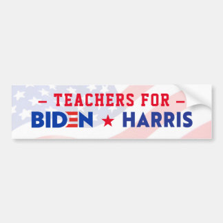 ADESIVO PARA CARRO PROFESSORES DE JOE BIDEN & KAMALA HARRIS 2020