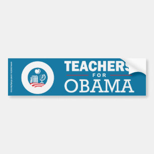 Adesivo Para Carro Professores de Obama