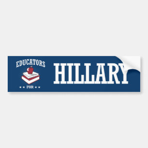 ADESIVO PARA CARRO PROFESSORES PARA HILLARY