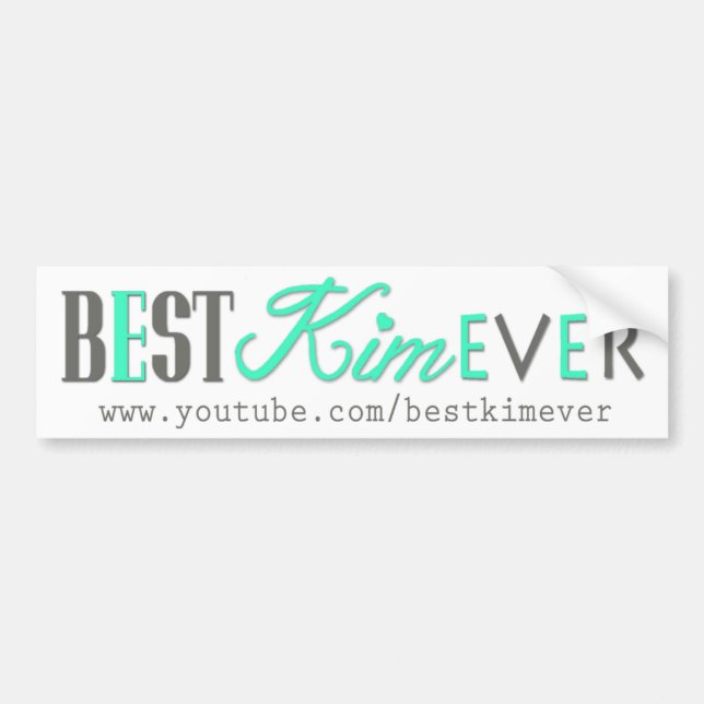 Adesivo Para Carro promo do bestKIMever (Frente)