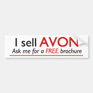 Adesivo Para Carro Propaganda profissional de Avon