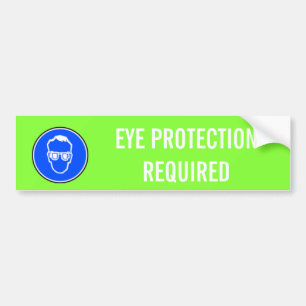 ADESIVO PARA CARRO PROTECÇÃO OCULAR EXIGIDA