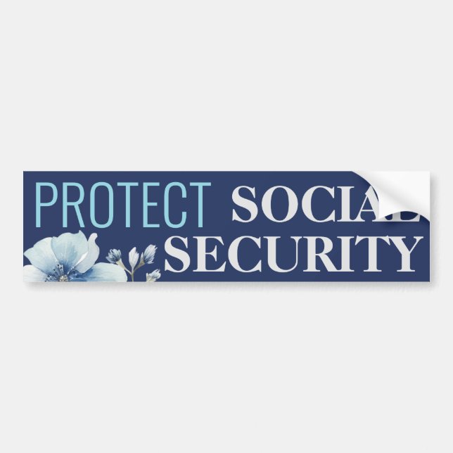 Adesivo Para Carro Proteger o Trumpismo Anti-Trunfo da Segurança Soci (Frente)