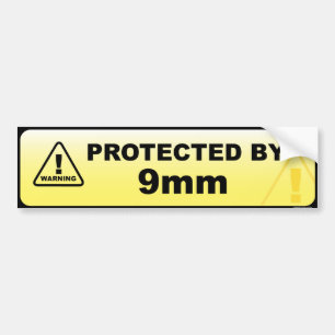 Adesivo Para Carro Protegido por 9mm