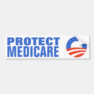Adesivo Para Carro Proteja Medicare Obama 2012