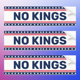 Adesivo Para Carro Protesto Anti Trump No Kings Resiste