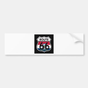 Adesivo Para Carro Protetor da rota 66 da bandeira de Missouri