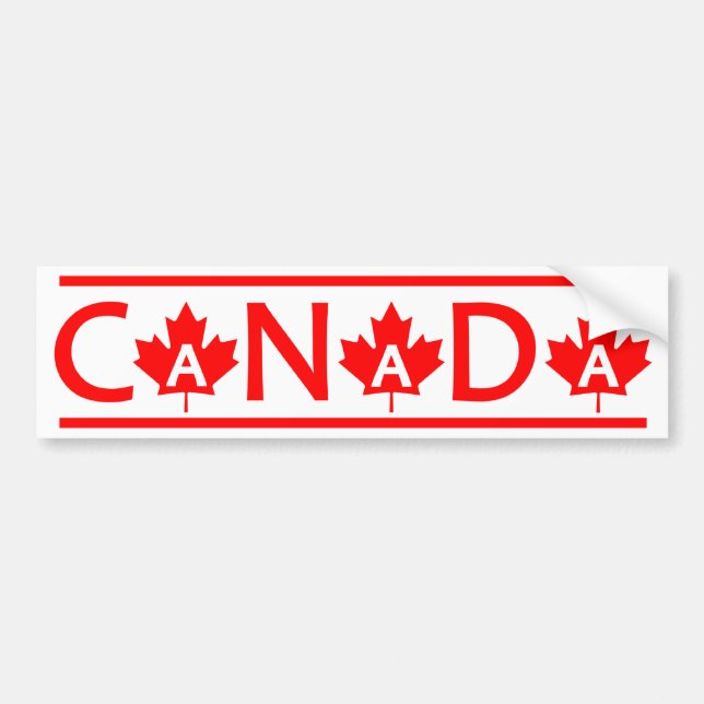 Adesivo Para Carro protótipo do Canadá (Frente)