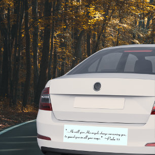 Adesivo Para Carro Psalm 91 Bumper Sticker