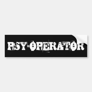 ADESIVO PARA CARRO PSY-OPERATOR