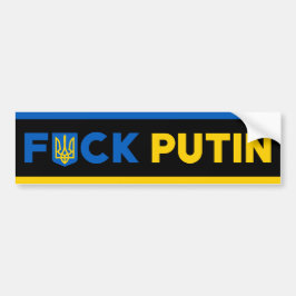 Adesivo Para Carro Puck futin anti Putin Ucrânia bandeira