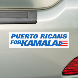 Adesivo Para Carro Puerto Ricans for Kamala Harris 2024