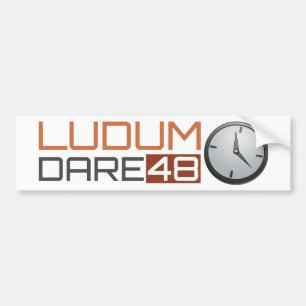Adesivo Para Carro Pulso de disparo brilhante do desafio de Ludum