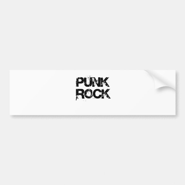 ADESIVO PARA CARRO PUNK ROCK (Frente)