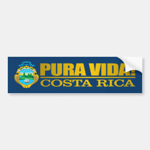 Adesivo Para Carro Pura Vida! Costa Rica
