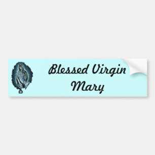 Adesivo Para Carro Purple Prayer Blessed Virgin Mary